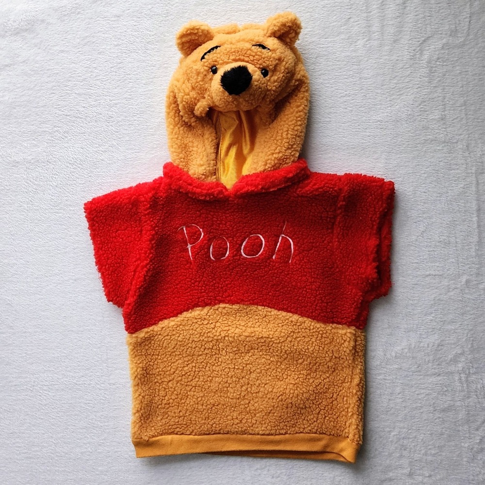 Disney Winnie the Pooh Costume Kids‎ 3 - 4 Years Halloween Dress Up Bear Hooded